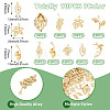 Leaf Theme DIY Jewelry Making Findings Kits DIY-TA0015-57-4