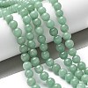 Natural Green Aventurine Round Beads Strands G-S150-8mm-2-6