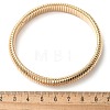 Electrophoresis Iron Bangles for Women BJEW-M057-08G-3