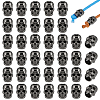 50Pcs Alloy European Beads FIND-BC0019-52B-1