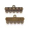 Tibetan Style Alloy Chandelier Components Links LS-MLF0753Y-2
