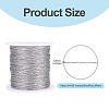 2 Rolls Round PET Metallic Thread MCOR-TADJ0001-01B-02-3