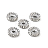 304 Stainless Steel Rhinestone Spacer Beads RB-CBA18B7-01P-13-1