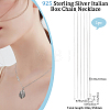 1Pc 925 Sterling Silver Cable Chain Necklaces NJEW-BBC0001-14-2