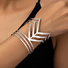 Fashionable Hollow Alloy Cuff Bangles for Women FS-WGDCE3E-02-1
