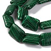 Synthetic Malachite Beads Strands G-T047-B13-01-4