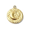 Ion Plating(IP) 304 Stainless Steel Pendants STAS-B058-19G-02-1