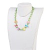 Acrylic Beads Kids Necklaces NJEW-JN02235-4