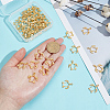 60Pcs Alloy Open Back Bezel Pendants FIND-PH0026-70G-3