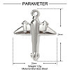 304 Stainless Steel Pendants STAS-OY001-14P-2