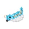 Beaded Bird Charms PALLOY-MZ01172-01-3