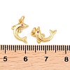 Brass Micro Pave Cubic Zirconia Charms KK-F927-13A-01G-3