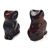 Natural Mahogany Obsidian Carved Figurines DJEW-L023-B10-1