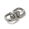 Non-Tarnish 304 Stainless Steel 8 Shape Swivel Clasps STAS-S127-03P-02-2