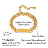 304 Stainless Steel ID Bracelets JU2889-1-1