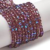 Electroplate Transparent Glass Beads Strands LS-EGLA-A035-T3mm-L13-1