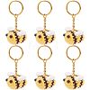  DIY 3D Bee Charm Keychain Making Kit DIY-NB0007-27-1