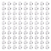 500Pcs 5 Styles Opaque Acrylic Beads OACR-TA0003-45-1
