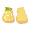 Opaque Resin Fruit Cabochons RESI-G072-02D-1