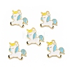 Alloy Enamel Pendants ENAM-M052-07G-5