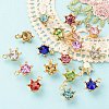 20Pcs 9 Color Alloy Rhinestone Pendants FIND-YW0003-86-5