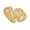 Brass Open Cuff Rings RJEW-P127-01G-1