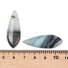 Natural Flower Amazonite Pendants G-K381-16C-3