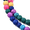 Dyed Synthetic Lava Rock Beads Strands GG-CBAAE19-06A-02-3