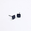 Geometric Square 304 Stainless Steel Stud Earrings for Women YP6314-2-6