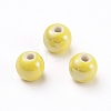 Handmade Porcelain Beads PORC-D001-12mm-16-2