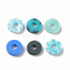 Handmade Polymer Clay Beads Strands CLAY-R089-6mm-T02B-3