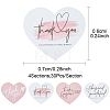 4 Bags 4 Styles Coated Paper Thank You Greeting Card DIY-FS0007-88-4
