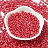 Baking Paint Luster Glass Seed Beads SEED-B001-04A-04-2