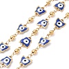 Ion Plating(IP) Enamel Butterfly with Evil Eye Link Chains CHS-G020-01G-03-1
