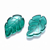 Transparent Baking Paint Glass Pendants DGLA-T002-03-2