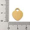 Ion Plating(IP) 304 Stainless Steel Pendants FIND-M017-01G-I-3