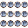 Gorgecraft 12Pcs ABS Plastic Shank Buttons BUTT-GF0003-47A-1