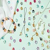 100Pcs Gradient Color Handmade Lampwork Beads DIY-SZ0010-51C-9