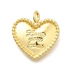 Brass Charms KK-S508-41G-01-1