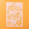 Plastic Reusable Drawing Painting Stencils Templates DIY-F018-B04-1