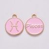Alloy Enamel Pendants LS-ENAM-S124-01B-09H-1