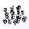 Brass Crimp Beads Covers X-KK-H290-NFB-NF-1