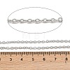 Non-Tarnish 3.28 Feet 304 Stainless Steel Cable Chains X-CHS-R008-10-2