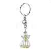 Acrylic Imitation Pearl Keychain KEYC-MZ00030-04-2