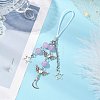 Imitation Gemstone Acrylic Mobile Straps HJEW-JM02637-04-2