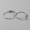 Brass Hoop Earring Findings FIND-WH0110-742A-P-2