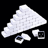 Rhombus Textured Cardboard Ring Storage Boxes CBOX-WH0005-05A-6