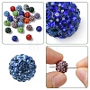 30Pcs Pave Disco Ball Beads RB-YW0001-14O-6