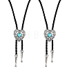 2Pcs PU Leather Bolo Tie Necklaces NJEW-ME0001-22A-1