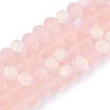 Transparent Glass Beads Strands X-EGLA-A044-T6mm-MB22-5